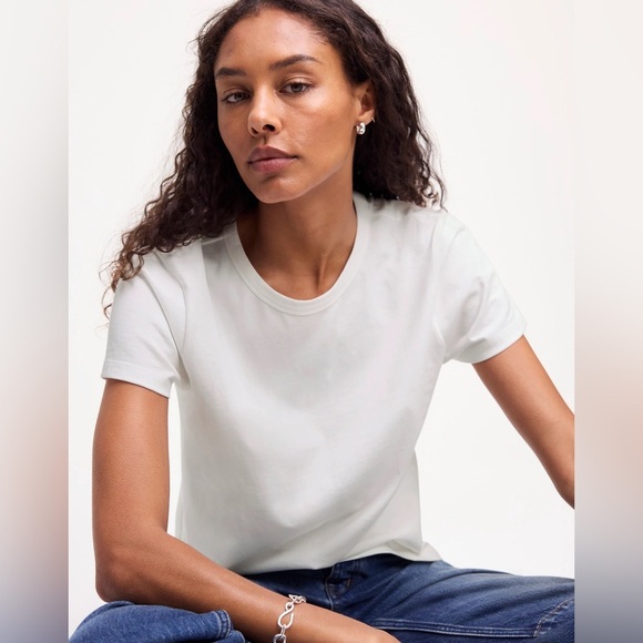 Madewell Cotton Perfect Crewneck Tee - Picture 5 of 13